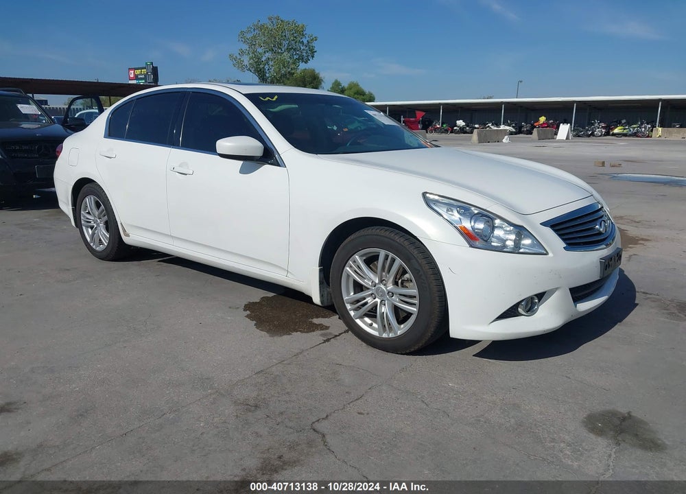 2012 INFINITI G25 JOURNEY VIN: JN1DV6AP0CM700649