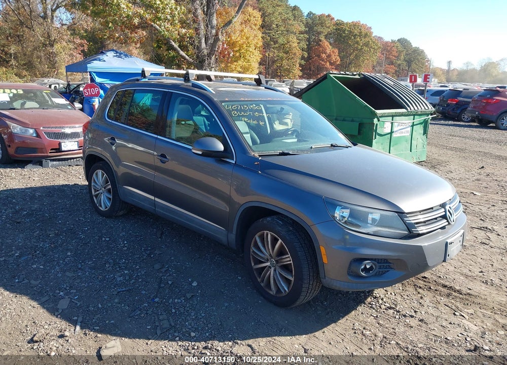 2013 VOLKSWAGEN TIGUAN SE VIN: WVGBV3AX9DW604202
