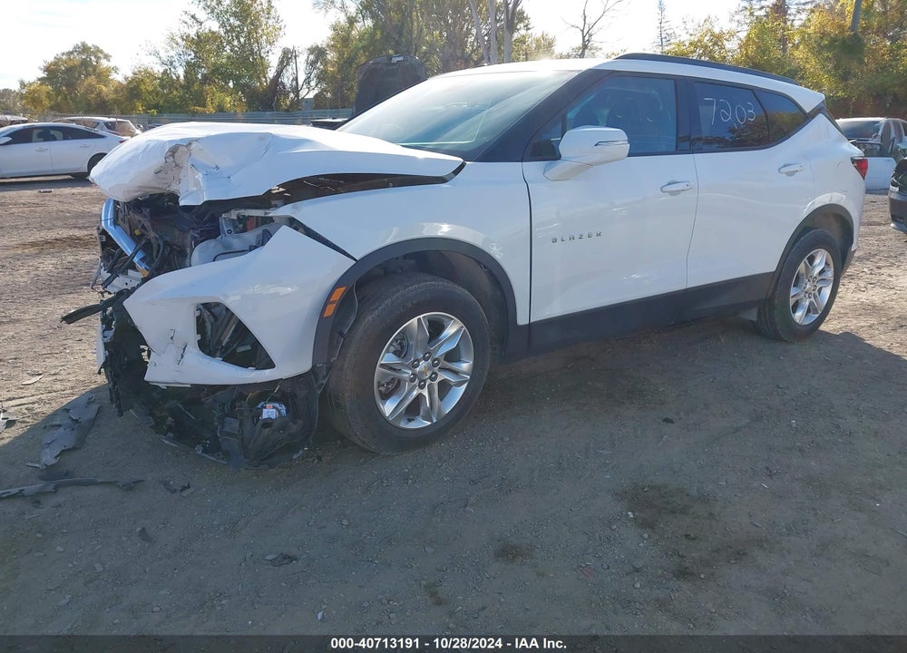 2021 CHEVROLET BLAZER FWD 2LT VIN: 3GNKBCR42MS557203