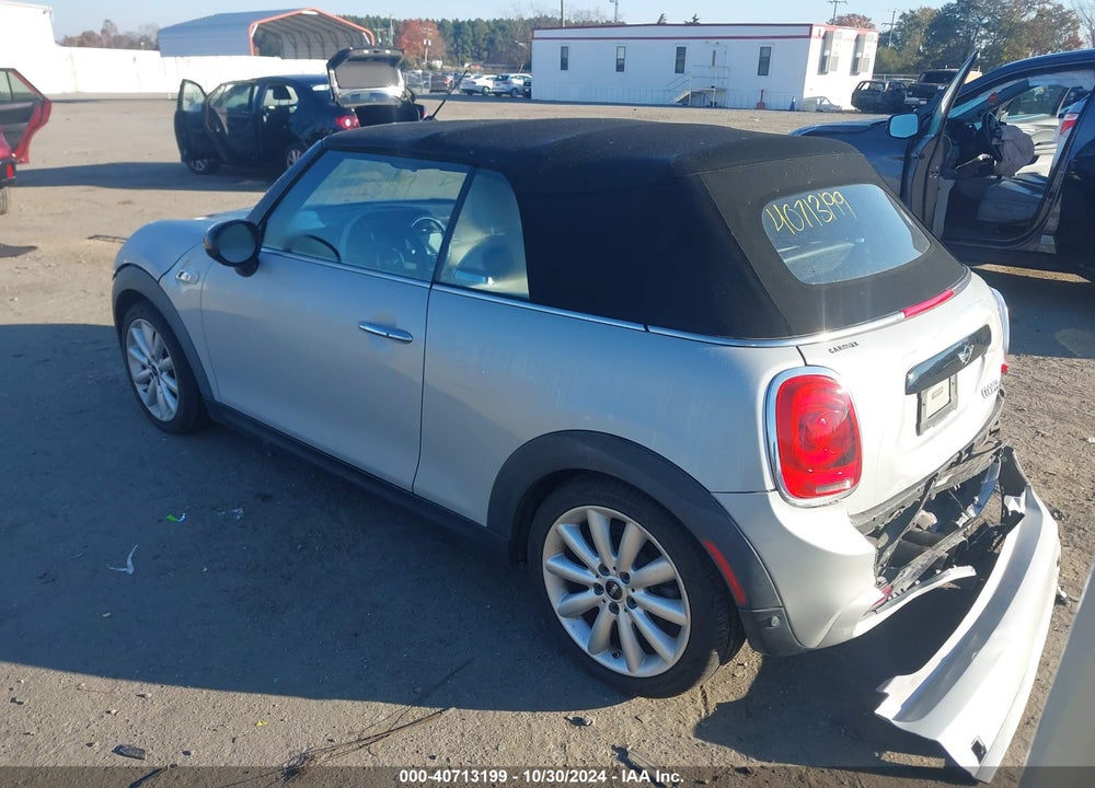 2017 MINI CONVERTIBLE VIN: WMWWG9C39H3C82262