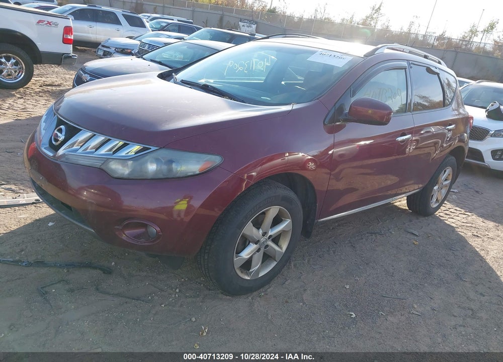 2010 NISSAN MURANO SL VIN: JN8AZ1MWXAW139408