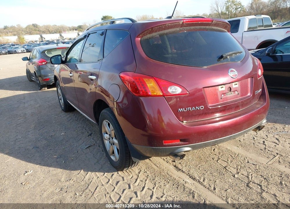 2010 NISSAN MURANO SL VIN: JN8AZ1MWXAW139408
