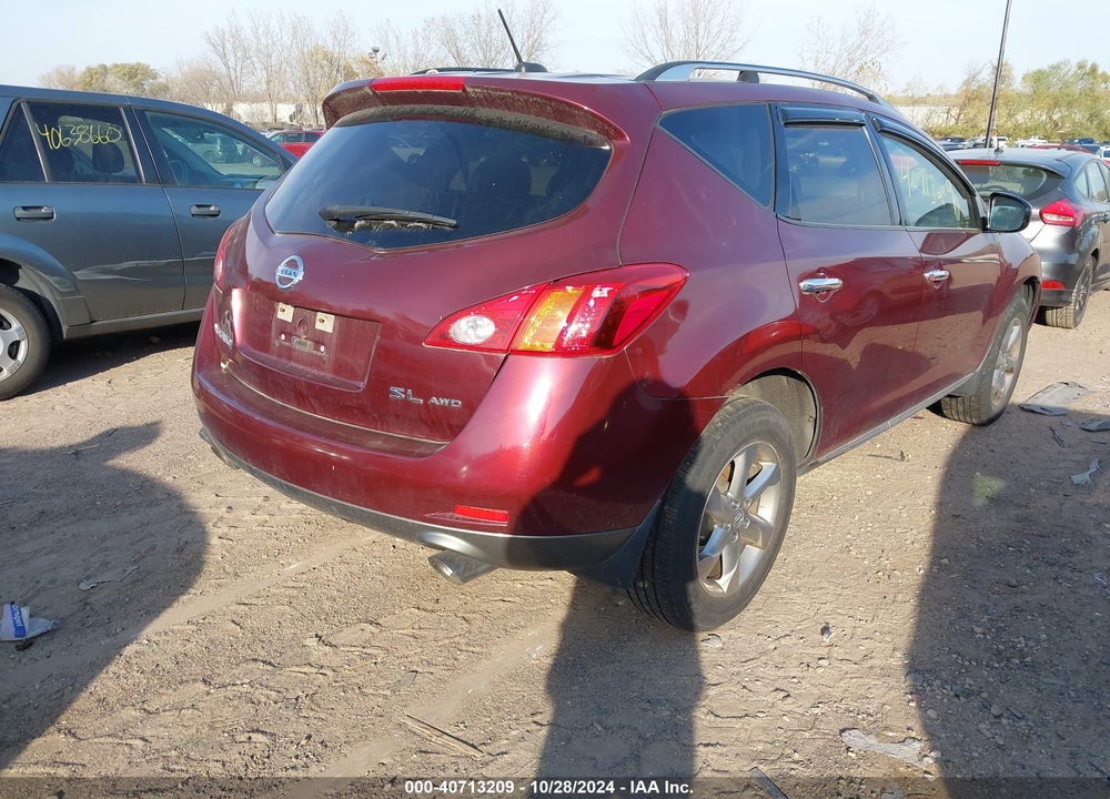 2010 NISSAN MURANO SL VIN: JN8AZ1MWXAW139408