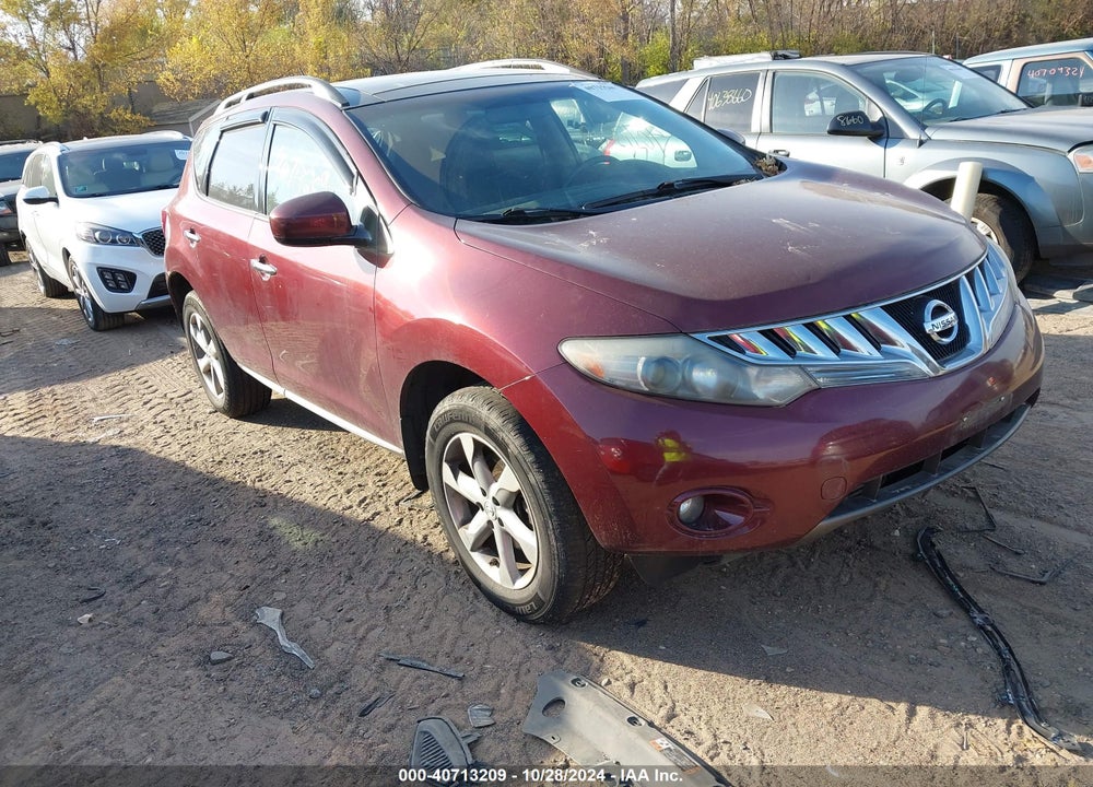 2010 NISSAN MURANO SL VIN: JN8AZ1MWXAW139408