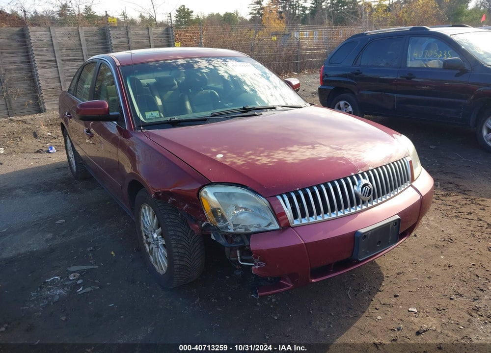 2006 MERCURY MONTEGO PREMIER VIN: 1MEFM43136G611343