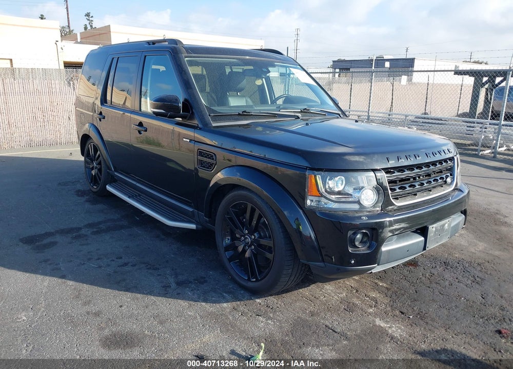 2016 LAND ROVER LR4 VIN: SALAG2V68GA813382