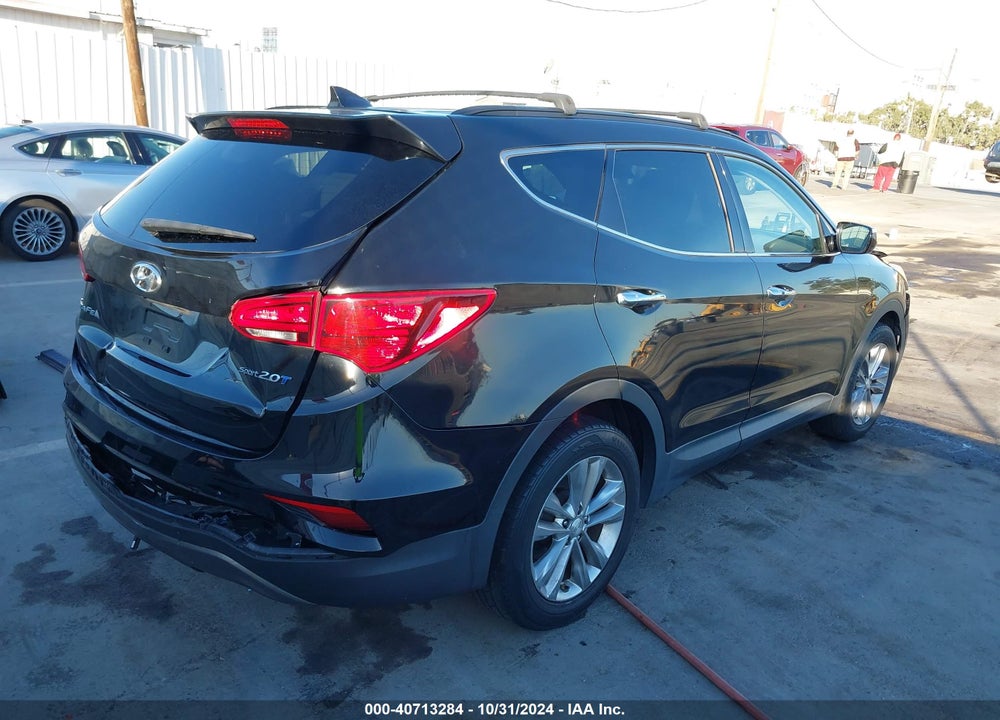 2017 HYUNDAI SANTA FE SPORT 2.0T VIN: 5XYZU4LA3HG480144
