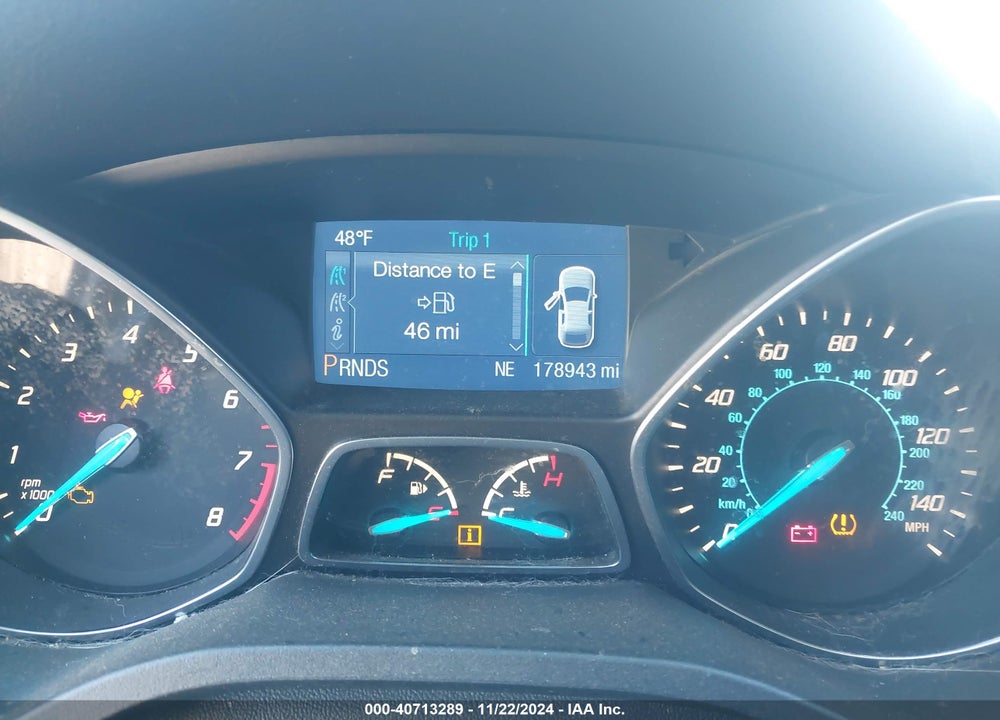 2014 FORD ESCAPE S VIN: 1FMCU0F78EUB54327