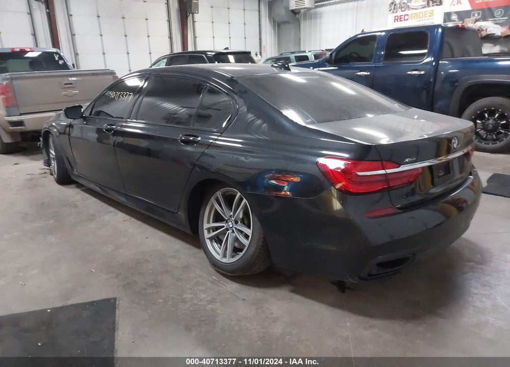2017 BMW 740I XDRIVE VIN: WBA7E4C54HGU99500
