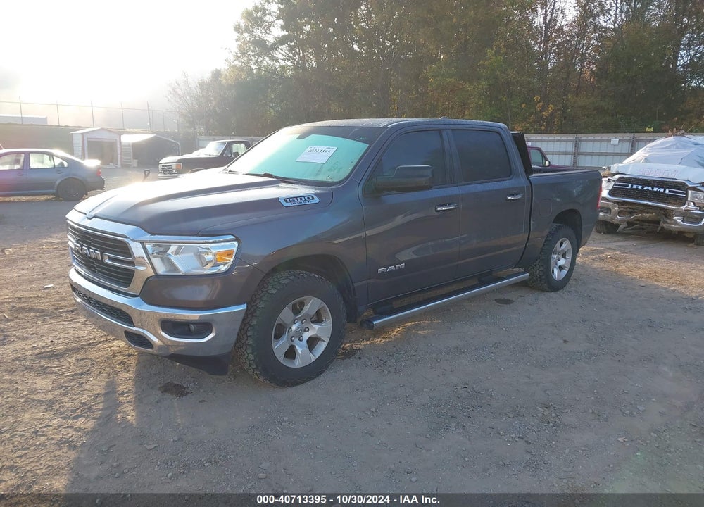 2020 RAM 1500 BIG HORN 4X4 5'7 BOX VIN: 1C6SRFFT0LN299569