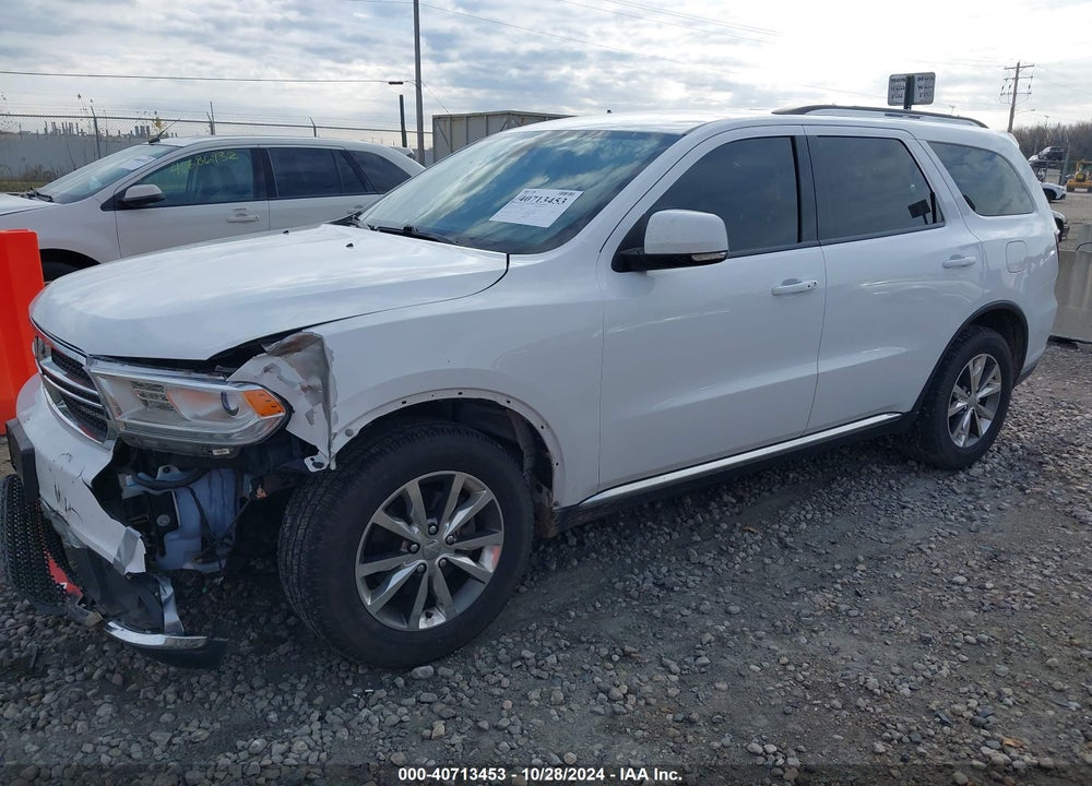 2014 DODGE DURANGO LIMITED VIN: 1C4RDJDG6EC976461