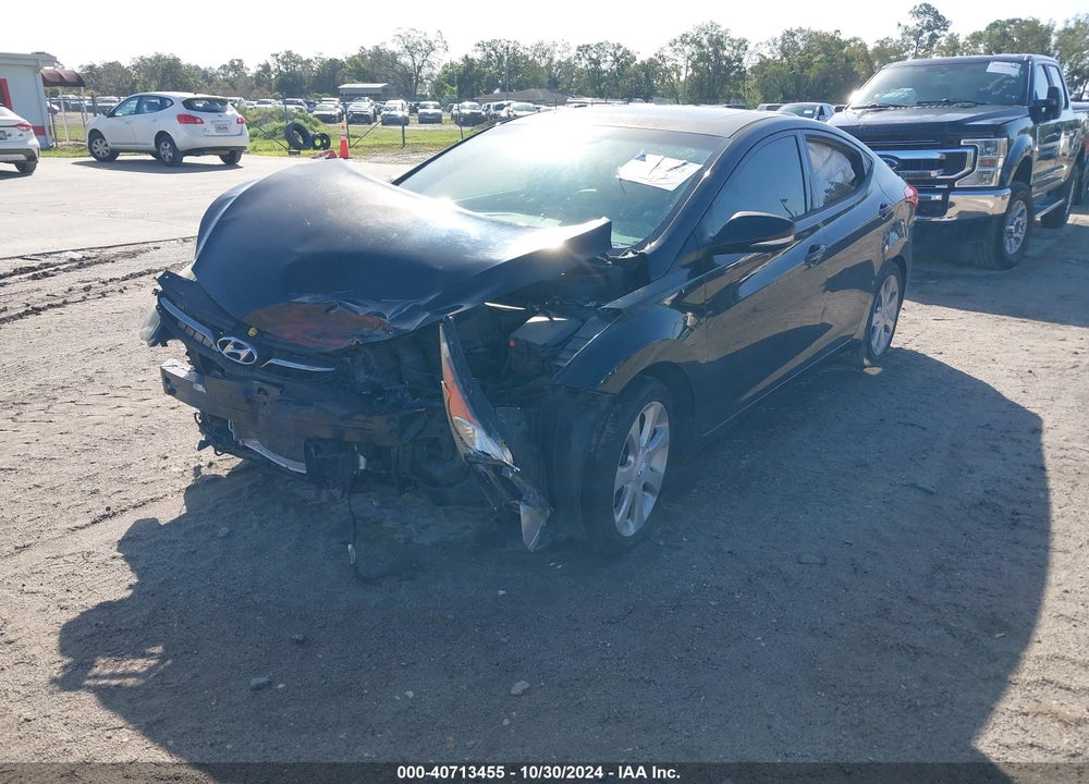 2013 HYUNDAI ELANTRA LIMITED VIN: 5NPDH4AE3DH454733