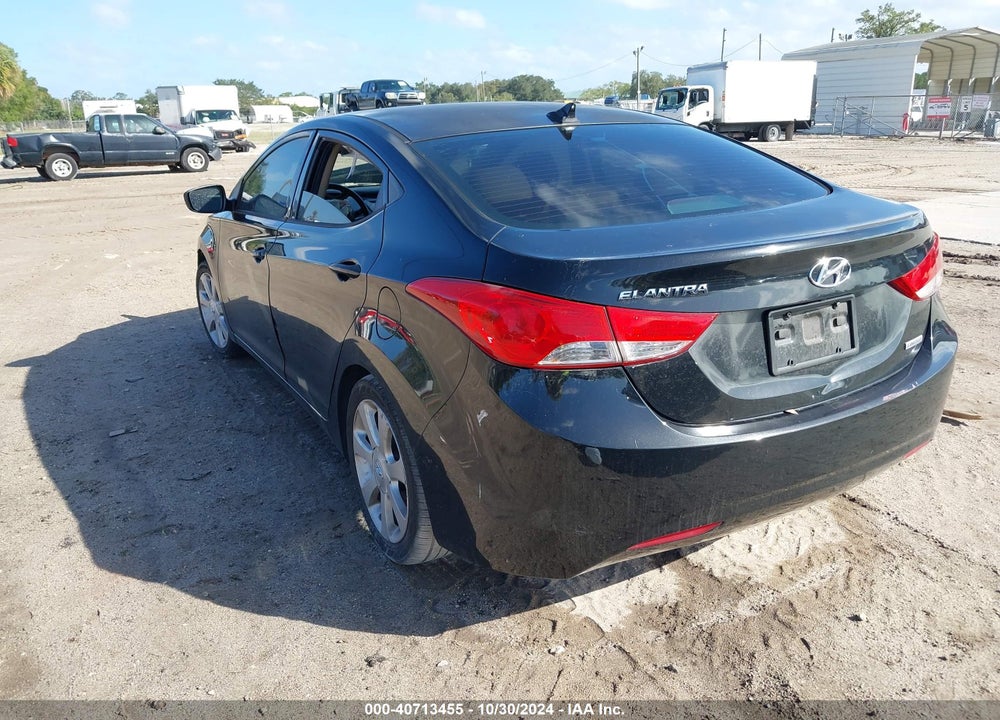 2013 HYUNDAI ELANTRA LIMITED VIN: 5NPDH4AE3DH454733