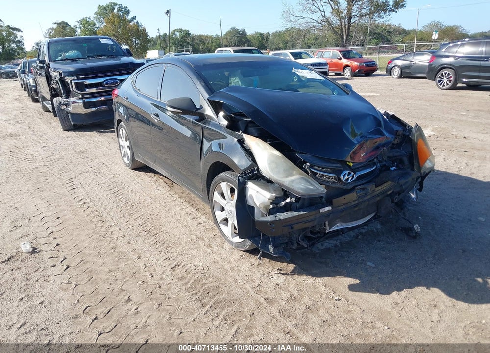 2013 HYUNDAI ELANTRA LIMITED VIN: 5NPDH4AE3DH454733