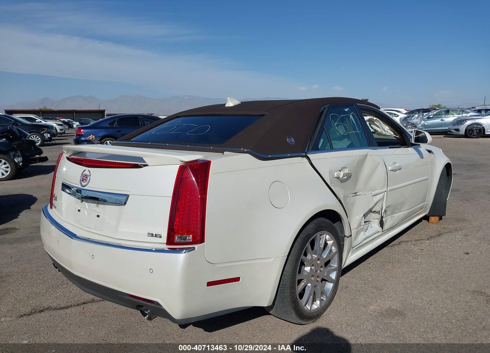 2011 CADILLAC CTS PREMIUM VIN: 1G6DP5ED5B0116340