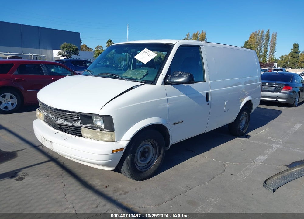 1999 CHEVROLET ASTRO VIN: 1GCDM19W8XB186291