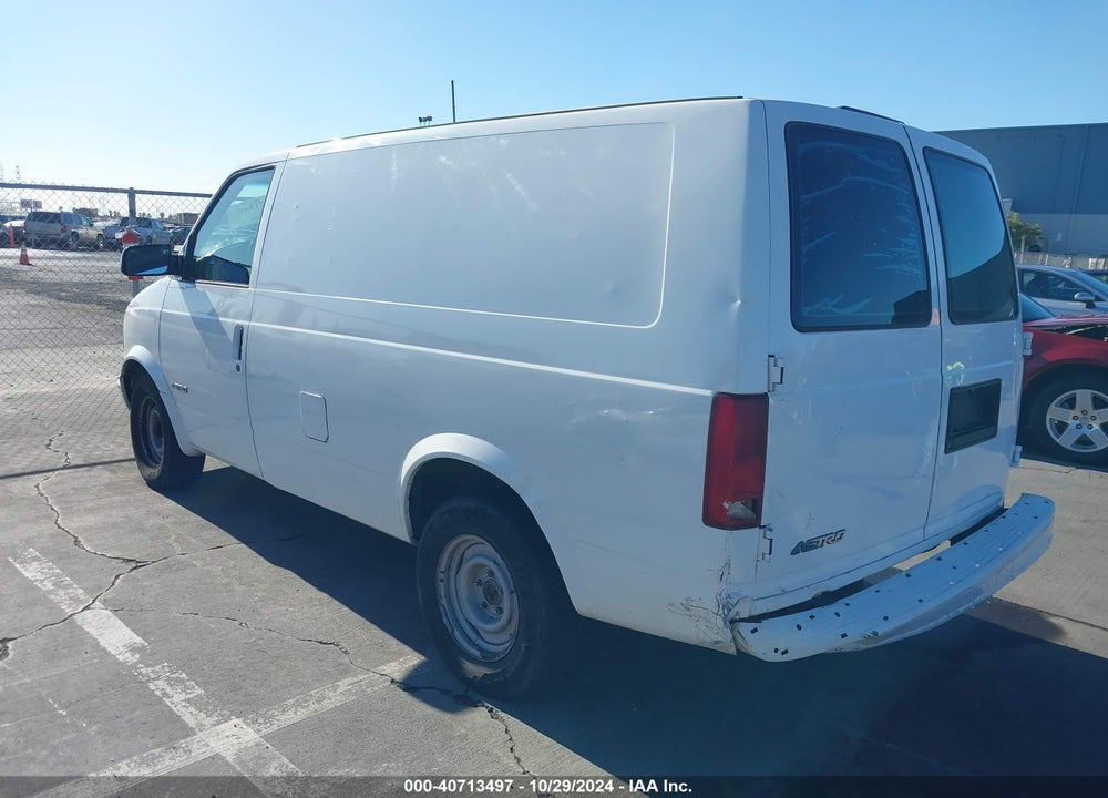 1999 CHEVROLET ASTRO VIN: 1GCDM19W8XB186291