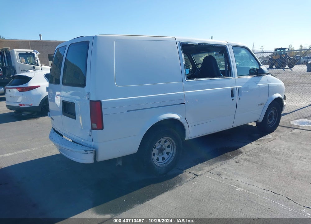 1999 CHEVROLET ASTRO VIN: 1GCDM19W8XB186291