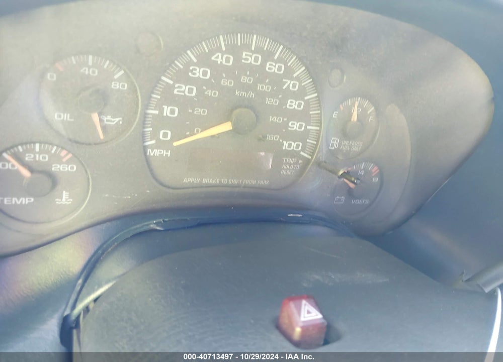 1999 CHEVROLET ASTRO VIN: 1GCDM19W8XB186291