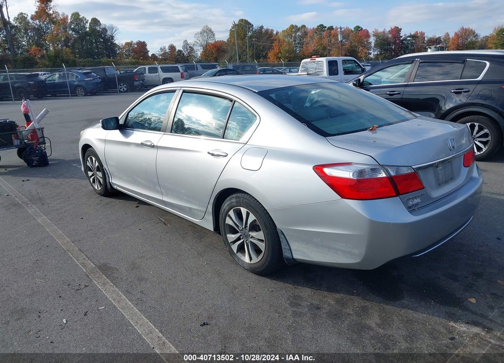 2013 HONDA ACCORD LX VIN: 1HGCR2F38DA142632