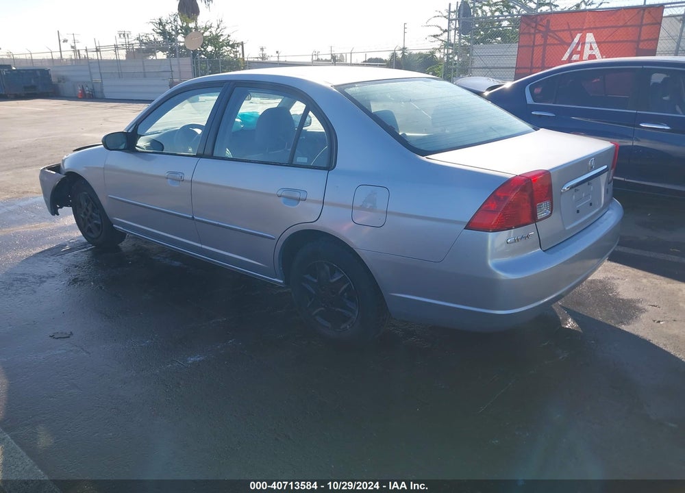 2003 HONDA CIVIC LX VIN: JHMES165X3S002631