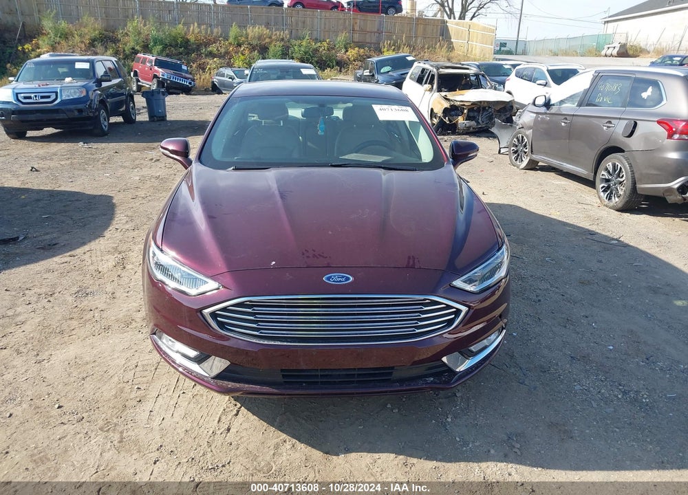 2017 FORD FUSION SE VIN: 3FA6P0H90HR220233