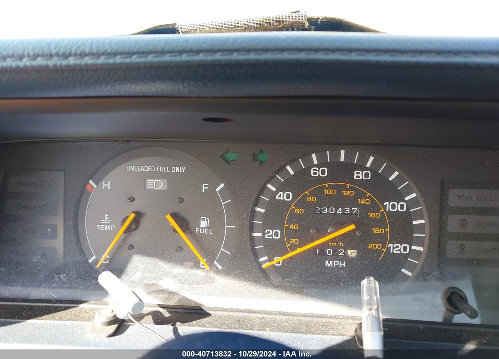 1989 TOYOTA CAMRY DLX VIN: JT2SV21W2K0294294