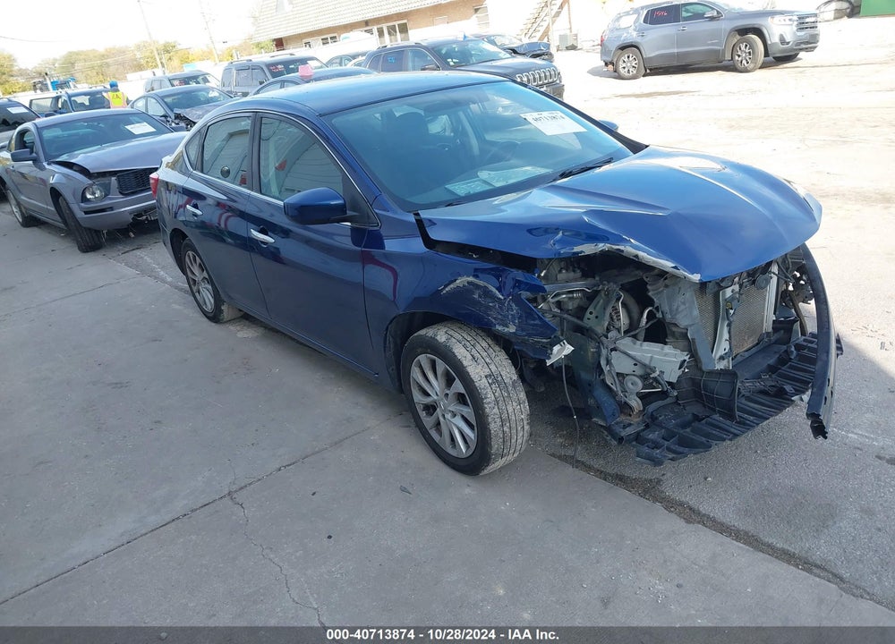 2018 NISSAN SENTRA SV VIN: 3N1AB7AP3JL620383