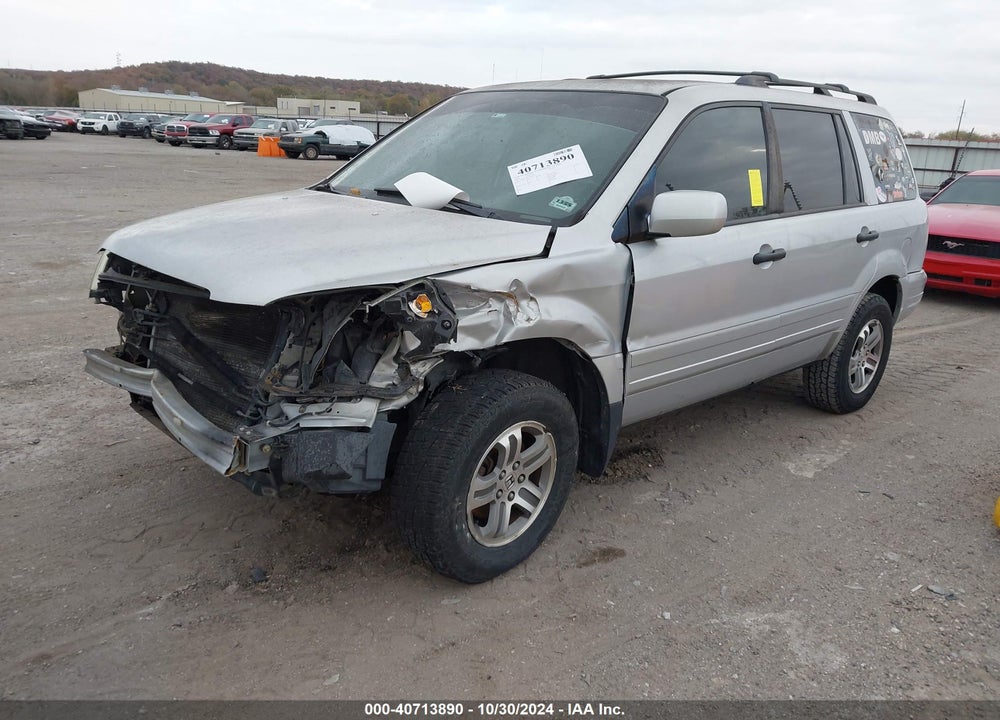 2003 HONDA PILOT EX-L VIN: 2HKYF18683H538338