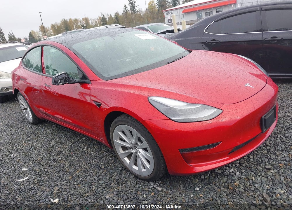 2021 TESLA MODEL 3 STANDARD RANGE PLUS REAR-WHEEL DRIVE VIN: 5YJ3E1EA5MF054262