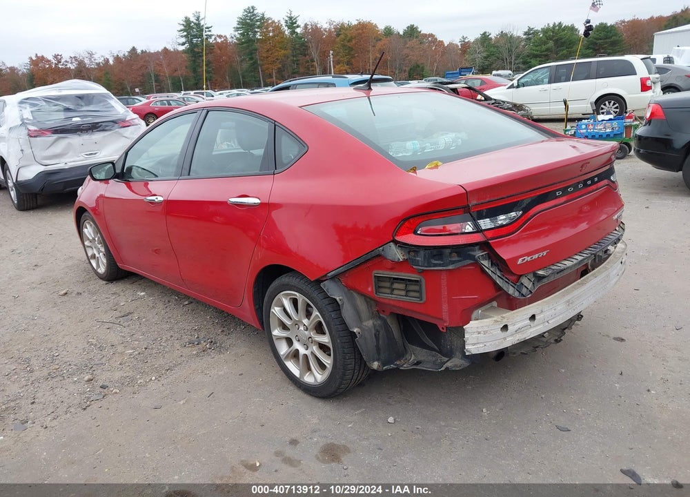 2013 DODGE DART LIMITED VIN: 1C3CDFCH0DD317074