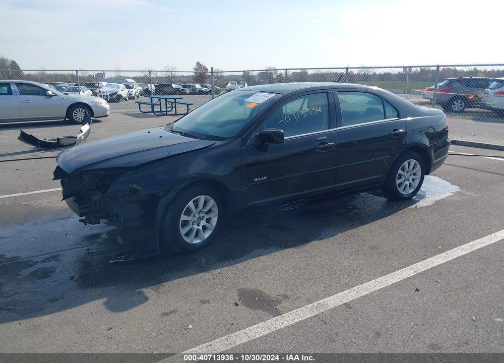 2008 MERCURY MILAN I4 VIN: 3MEHM07Z28R651880