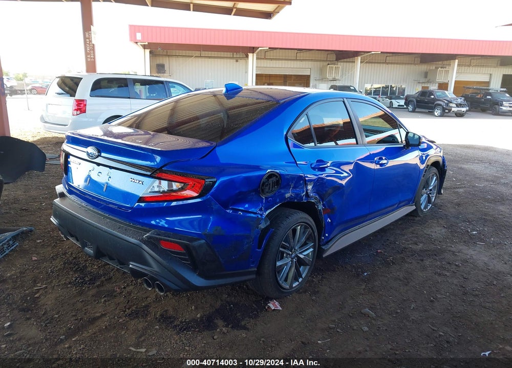 2022 SUBARU WRX VIN: JF1VBAA69N9028803