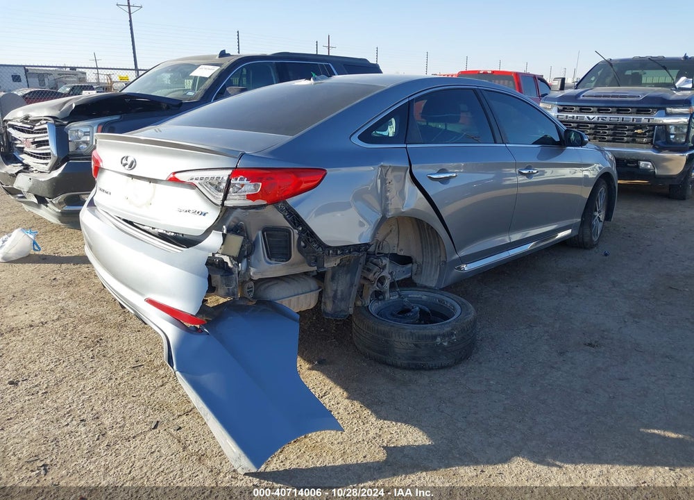 2015 HYUNDAI SONATA SPORT 2.0T VIN: 5NPE34AB5FH079651