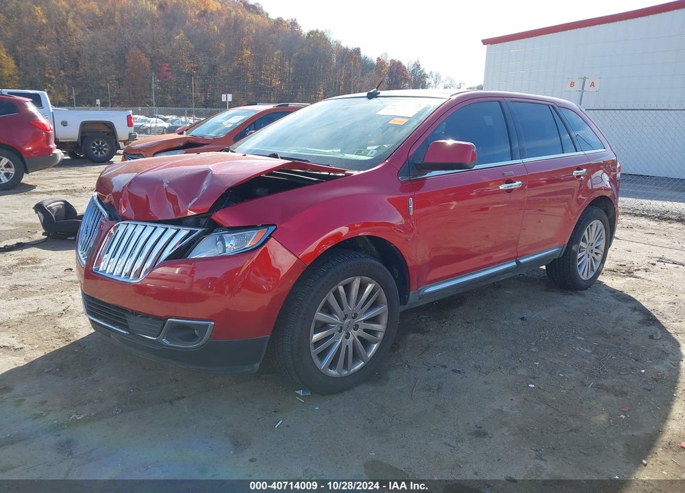 2011 LINCOLN MKX VIN: 2LMDJ8JK1BBJ08870