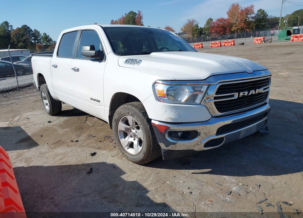2019 RAM 1500 BIG HORN/LONE STAR 4X4 5'7 BOX VIN: 1C6SRFFT5KN804455