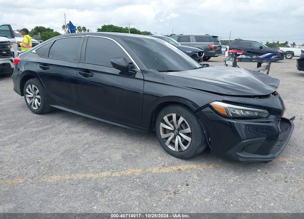 2022 HONDA CIVIC LX VIN: 2HGFE2F29NH518015