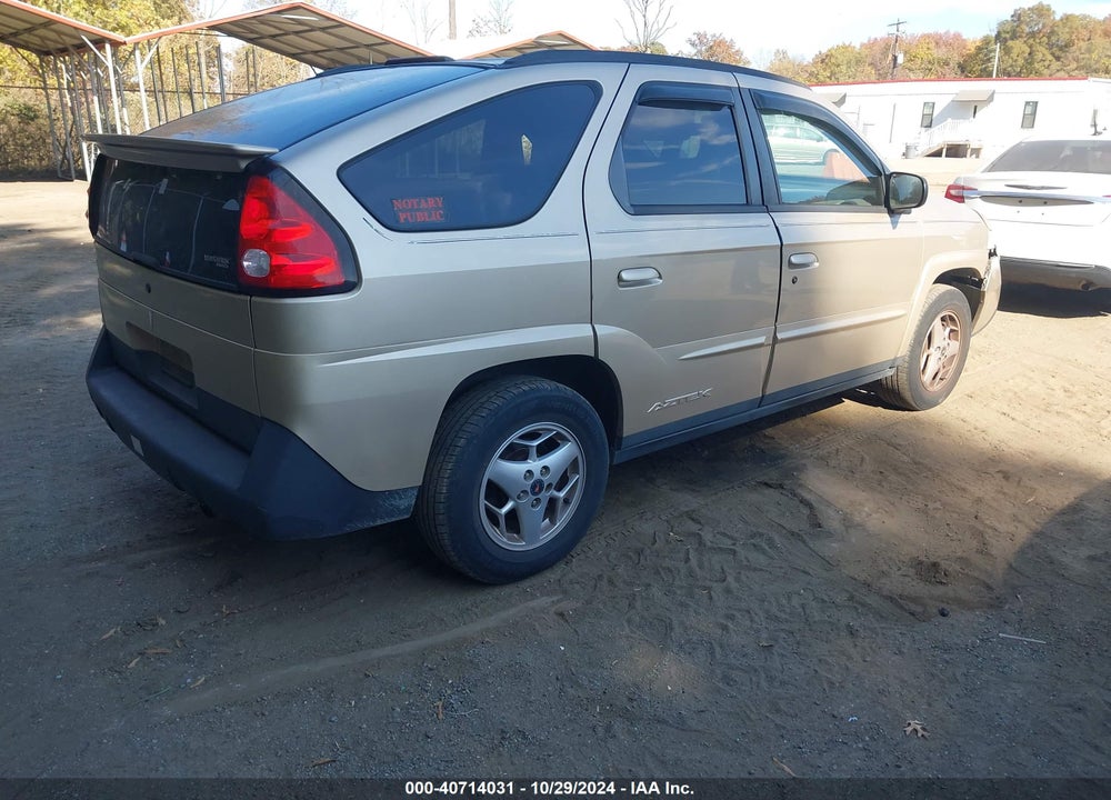 2003 PONTIAC AZTEK VIN: 3G7DB03E63S582863