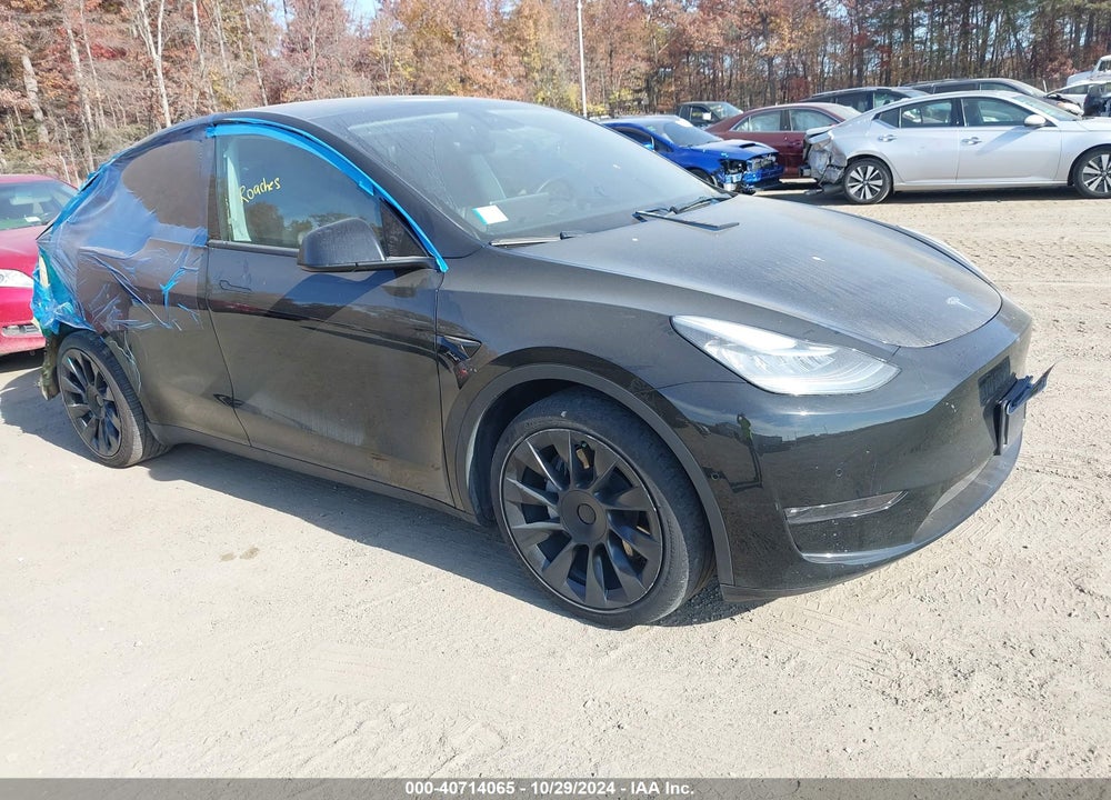 2021 TESLA MODEL Y LONG RANGE DUAL MOTOR ALL-WHEEL DRIVE VIN: 5YJYGDEE2MF214490