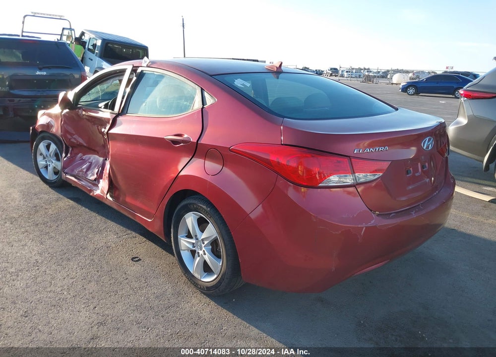 2013 HYUNDAI ELANTRA GLS VIN: 5NPDH4AE2DH311319