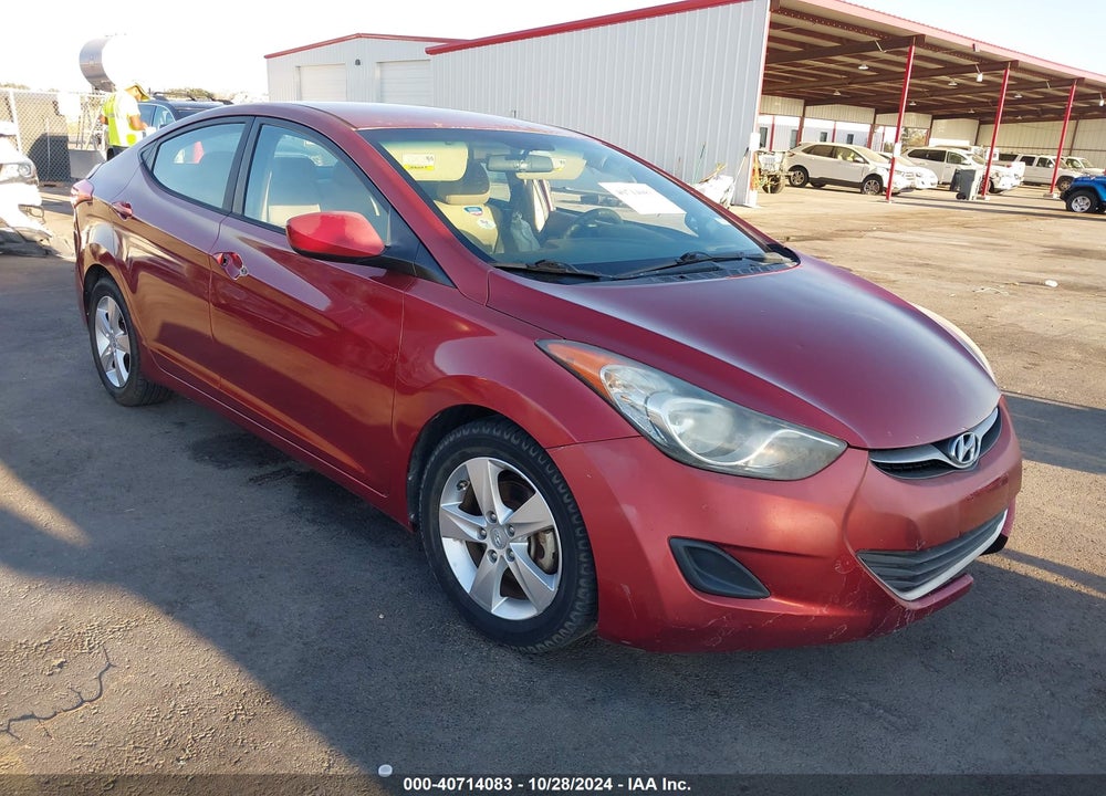 2013 HYUNDAI ELANTRA GLS VIN: 5NPDH4AE2DH311319
