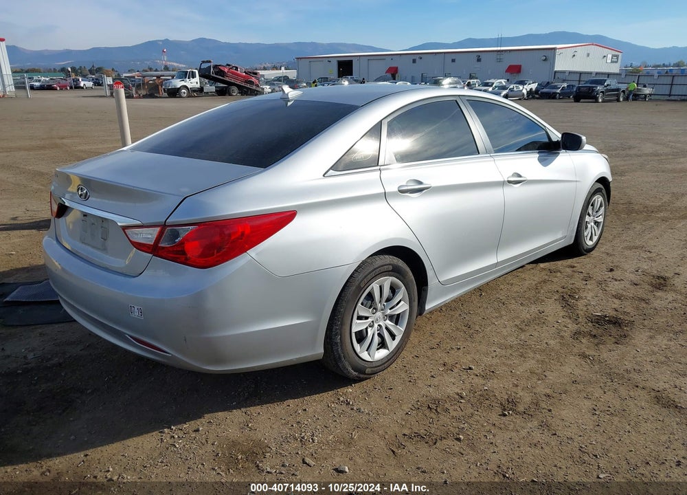 2013 HYUNDAI SONATA GLS VIN: 5NPEB4AC1DH533838