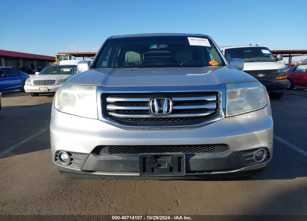 2012 HONDA PILOT TOURING VIN: 5FNYF4H9XCB050549