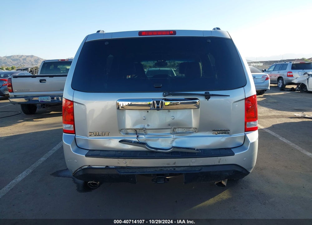 2012 HONDA PILOT TOURING VIN: 5FNYF4H9XCB050549