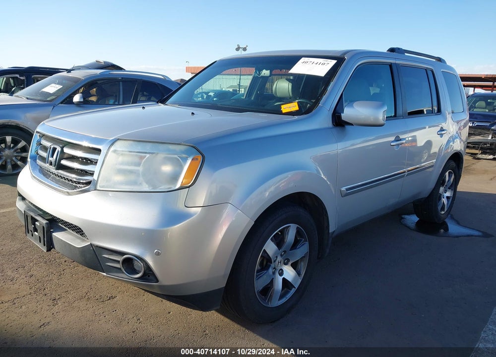 2012 HONDA PILOT TOURING VIN: 5FNYF4H9XCB050549