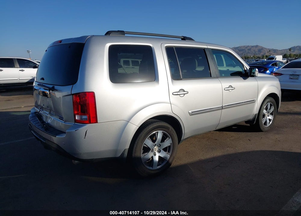 2012 HONDA PILOT TOURING VIN: 5FNYF4H9XCB050549