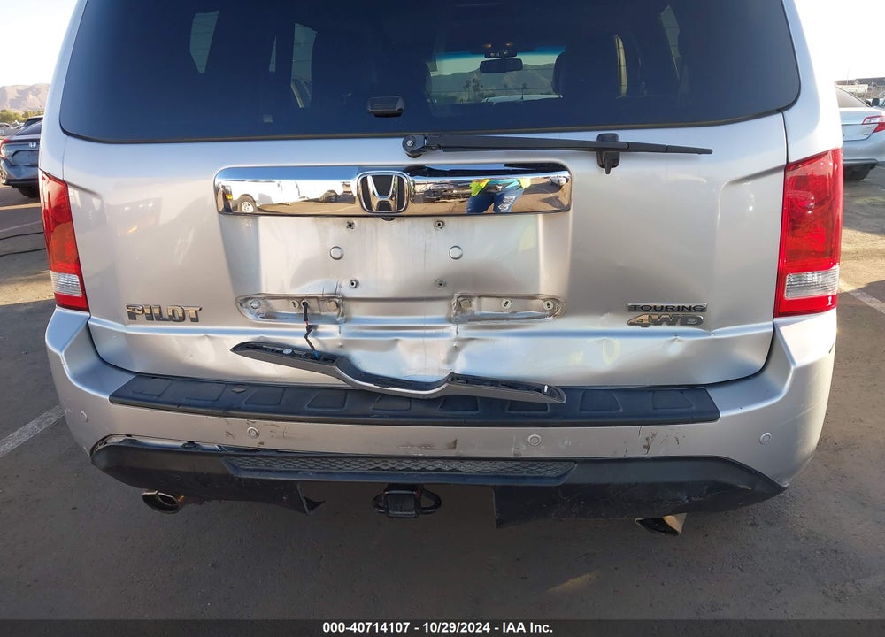 2012 HONDA PILOT TOURING VIN: 5FNYF4H9XCB050549