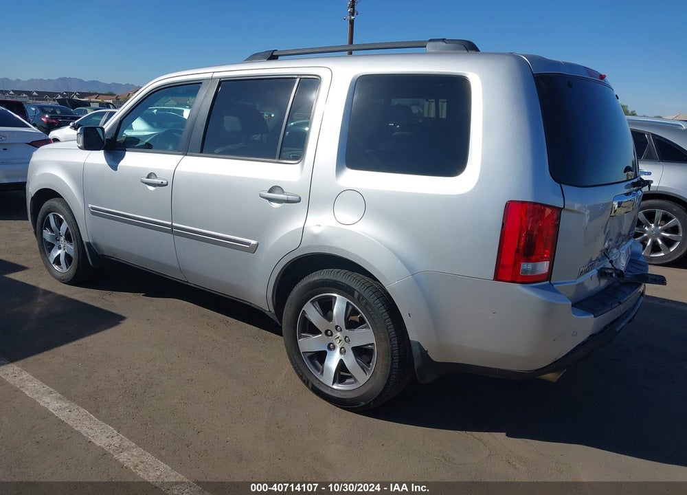 2012 HONDA PILOT TOURING VIN: 5FNYF4H9XCB050549