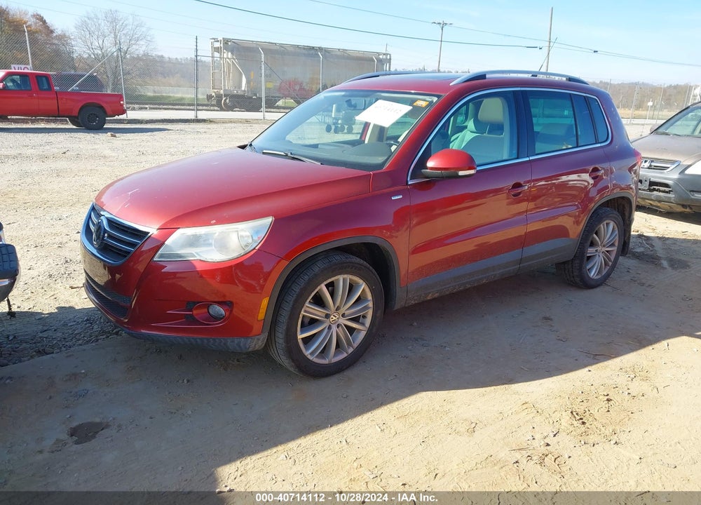 2010 VOLKSWAGEN TIGUAN WOLFSBURG EDITION VIN: WVGAV9AX9AW002362