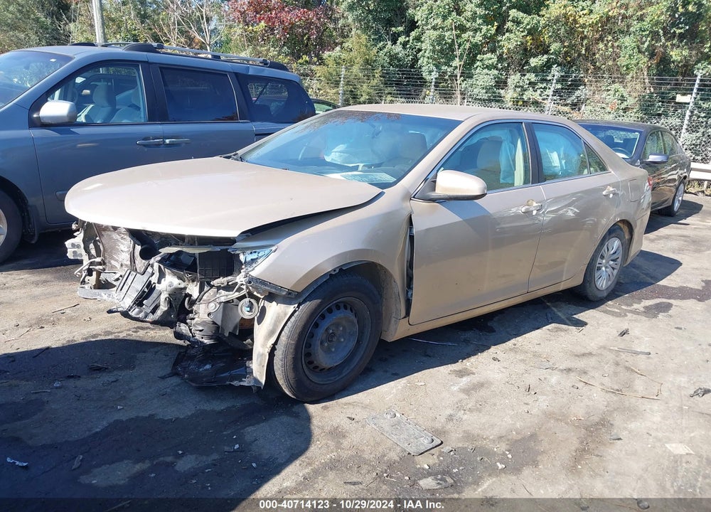2012 TOYOTA CAMRY L VIN: 4T1BF1FK4CU503626